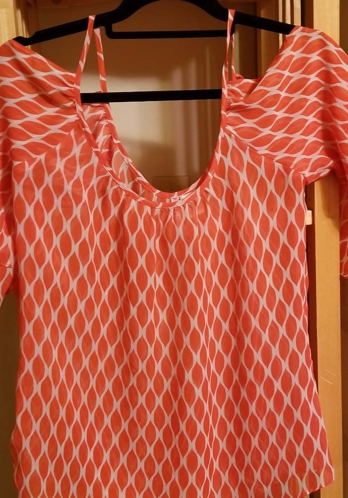 light flowy top , sheer